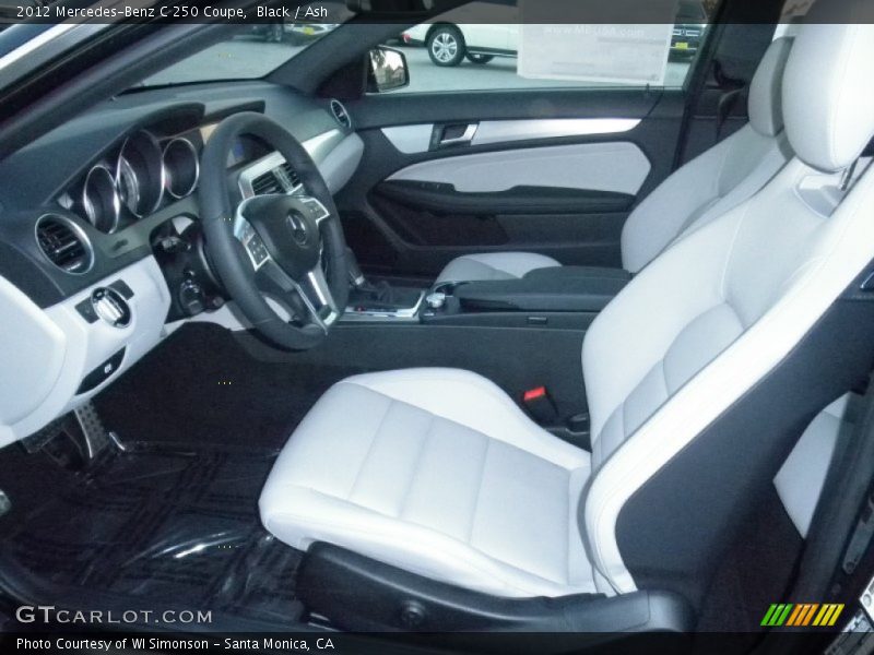 Black / Ash 2012 Mercedes-Benz C 250 Coupe