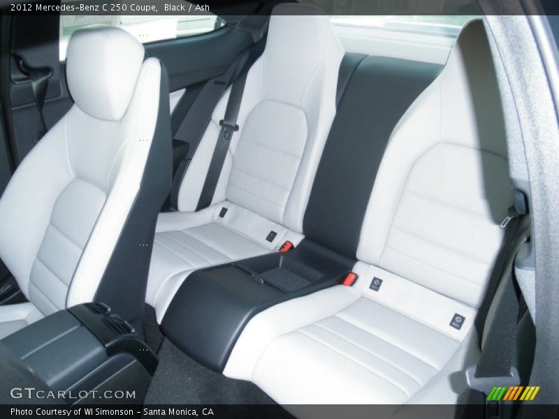 Black / Ash 2012 Mercedes-Benz C 250 Coupe