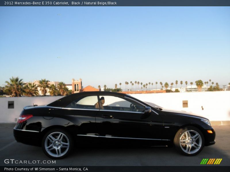 Black / Natural Beige/Black 2012 Mercedes-Benz E 350 Cabriolet