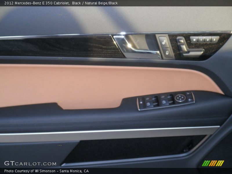 Black / Natural Beige/Black 2012 Mercedes-Benz E 350 Cabriolet