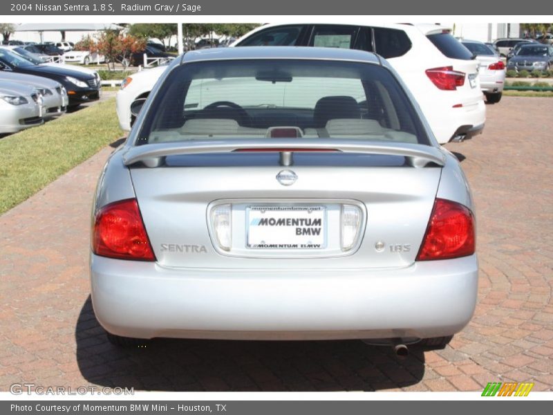 Radium Gray / Sage 2004 Nissan Sentra 1.8 S