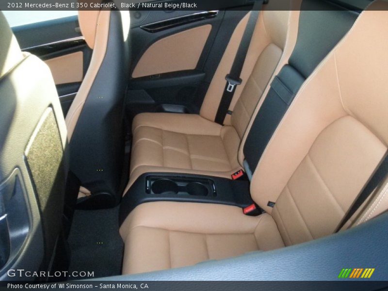 Black / Natural Beige/Black 2012 Mercedes-Benz E 350 Cabriolet