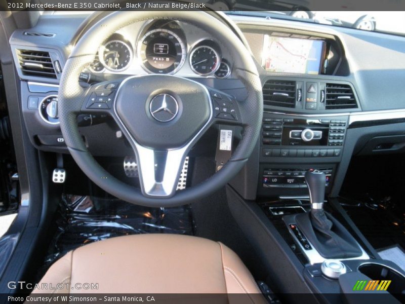 Black / Natural Beige/Black 2012 Mercedes-Benz E 350 Cabriolet