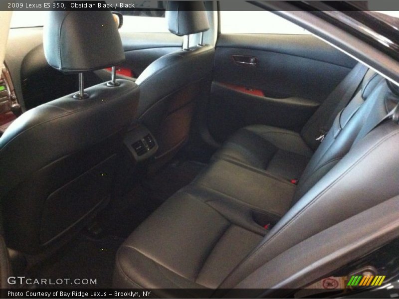Obsidian Black / Black 2009 Lexus ES 350