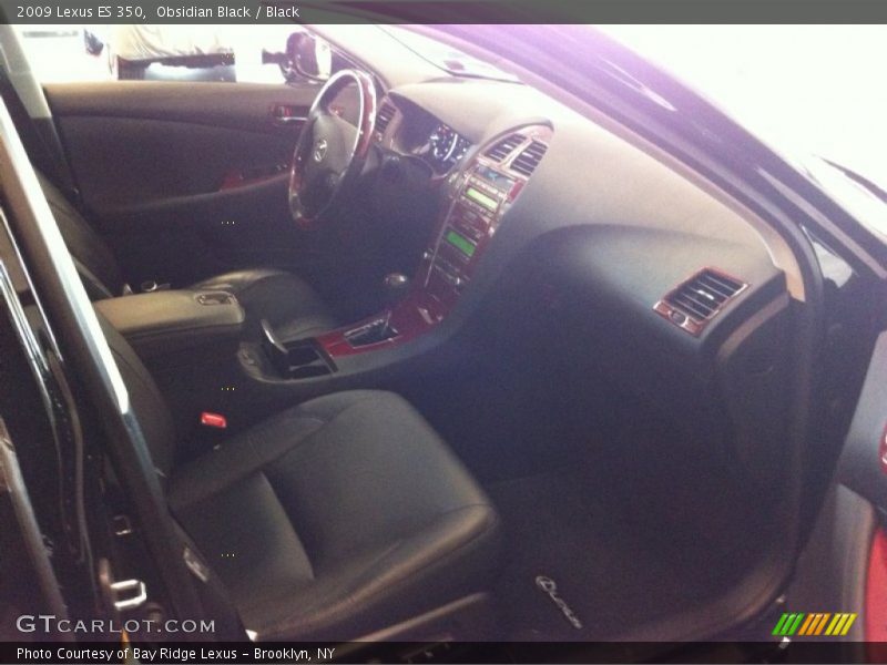 Obsidian Black / Black 2009 Lexus ES 350