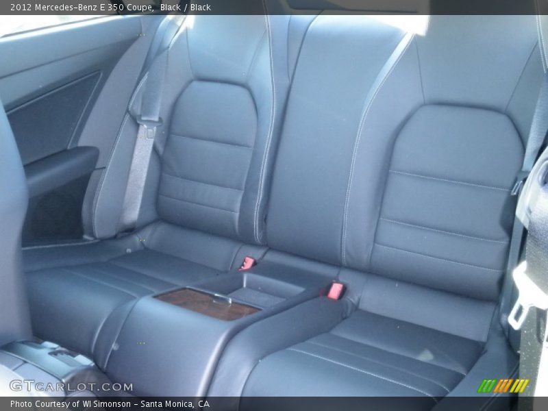 Black / Black 2012 Mercedes-Benz E 350 Coupe