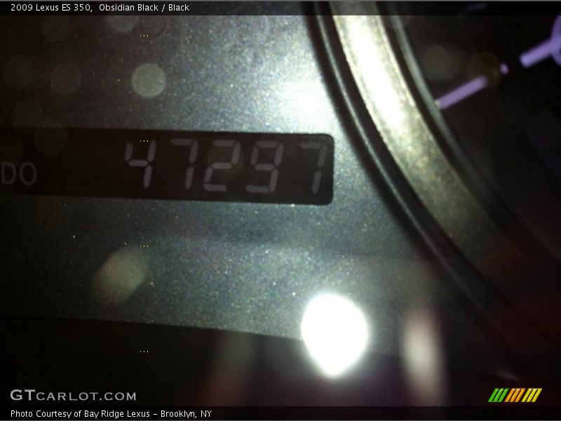 Obsidian Black / Black 2009 Lexus ES 350
