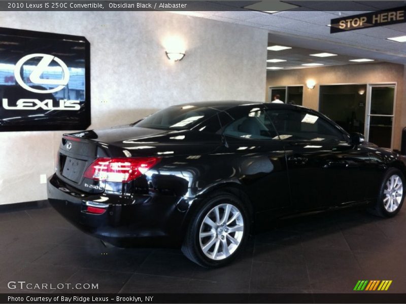 Obsidian Black / Alabaster 2010 Lexus IS 250C Convertible