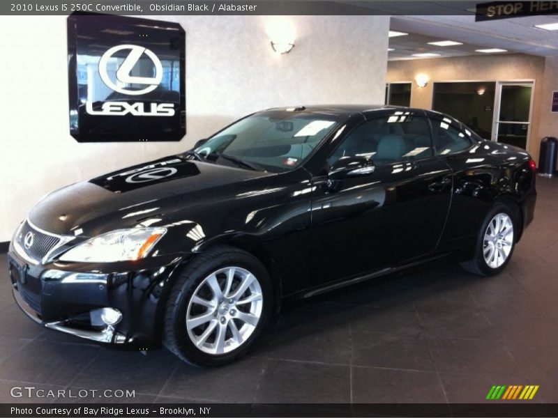 Obsidian Black / Alabaster 2010 Lexus IS 250C Convertible