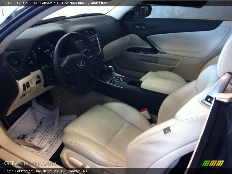 Obsidian Black / Alabaster 2010 Lexus IS 250C Convertible