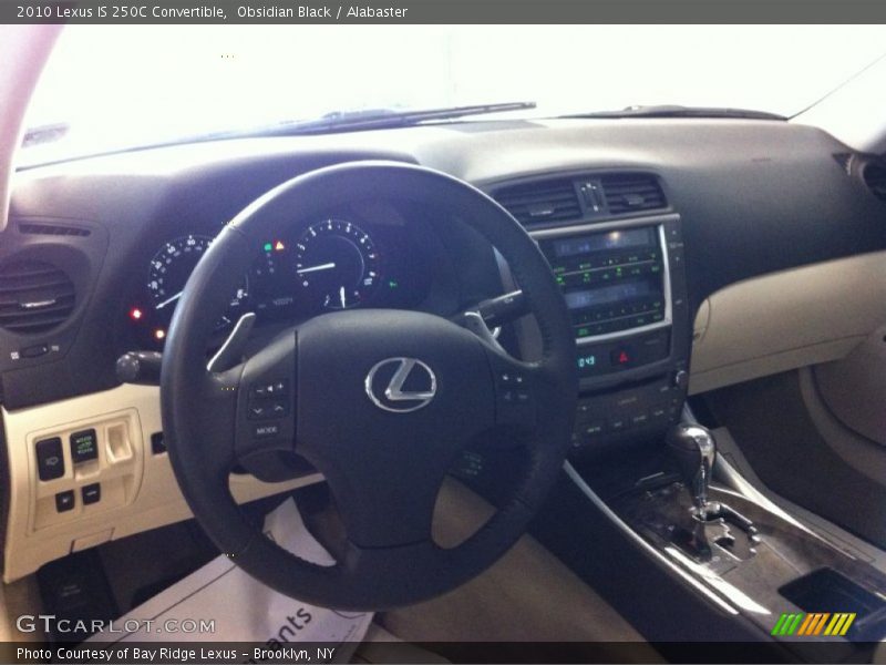 Obsidian Black / Alabaster 2010 Lexus IS 250C Convertible