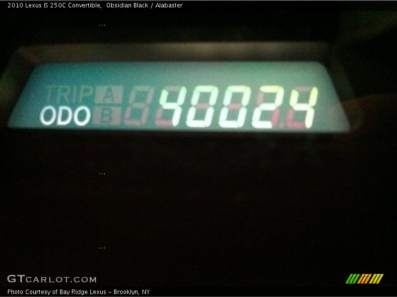 Obsidian Black / Alabaster 2010 Lexus IS 250C Convertible