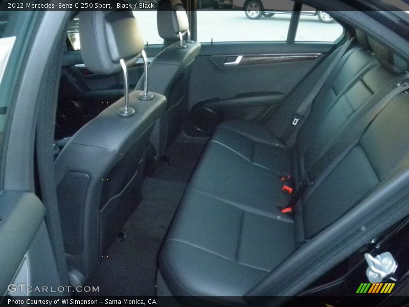 Black / Black 2012 Mercedes-Benz C 250 Sport