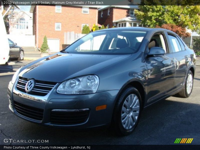 Platinum Grey Metallic / Titan Black 2010 Volkswagen Jetta S Sedan