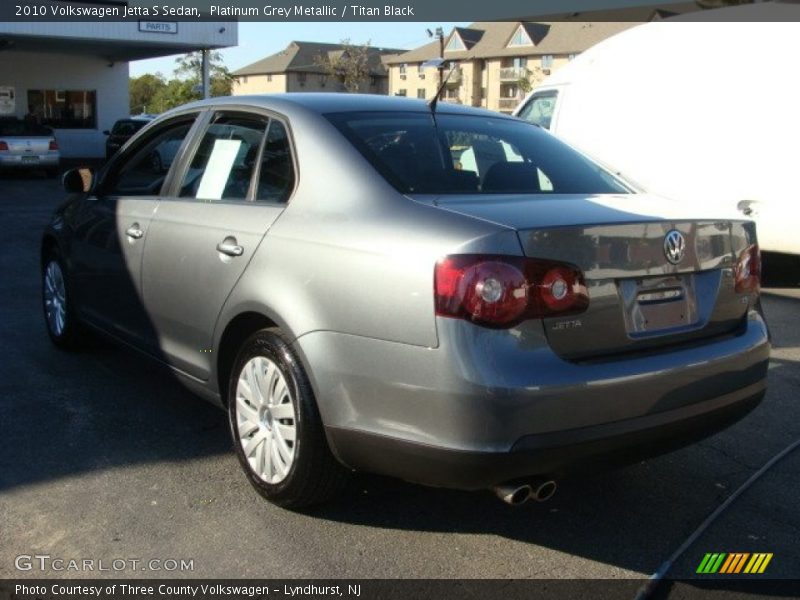 Platinum Grey Metallic / Titan Black 2010 Volkswagen Jetta S Sedan