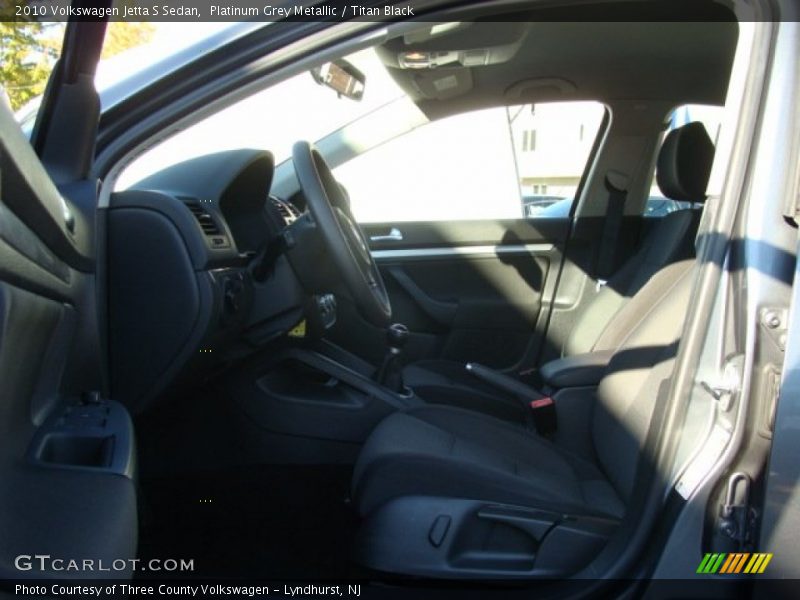 Platinum Grey Metallic / Titan Black 2010 Volkswagen Jetta S Sedan