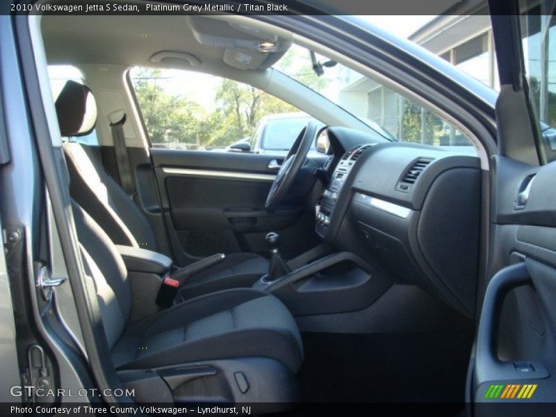 Platinum Grey Metallic / Titan Black 2010 Volkswagen Jetta S Sedan