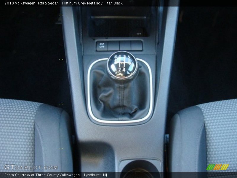 Platinum Grey Metallic / Titan Black 2010 Volkswagen Jetta S Sedan