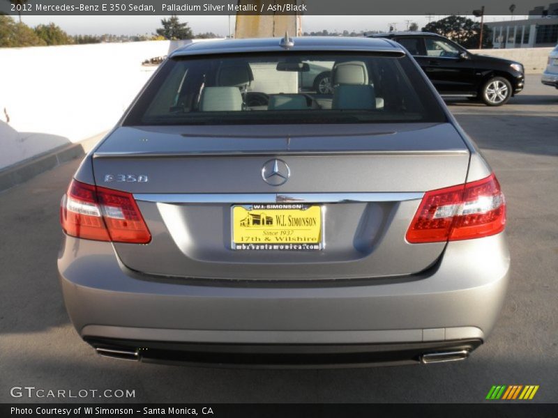 Palladium Silver Metallic / Ash/Black 2012 Mercedes-Benz E 350 Sedan