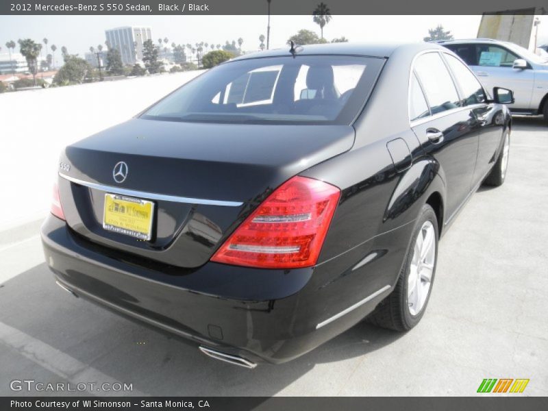 Black / Black 2012 Mercedes-Benz S 550 Sedan