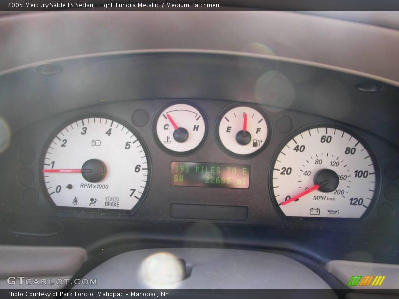 Light Tundra Metallic / Medium Parchment 2005 Mercury Sable LS Sedan
