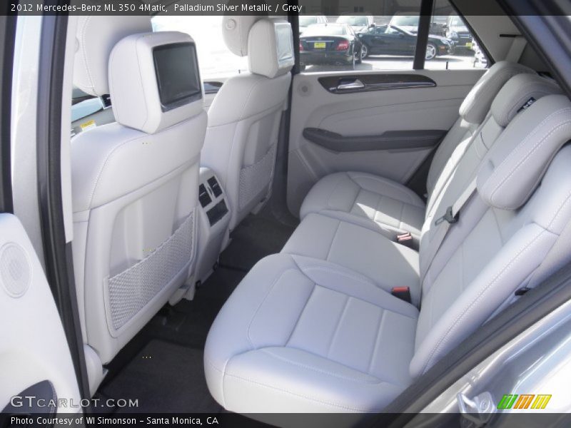 Palladium Silver Metallic / Grey 2012 Mercedes-Benz ML 350 4Matic