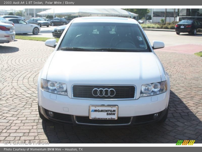 Polar White / Ebony 2003 Audi A4 1.8T Sedan