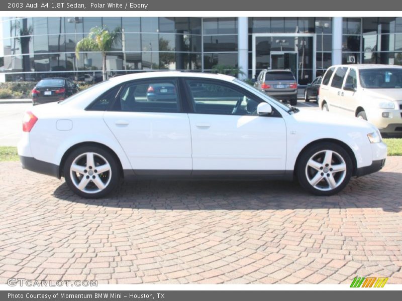 Polar White / Ebony 2003 Audi A4 1.8T Sedan