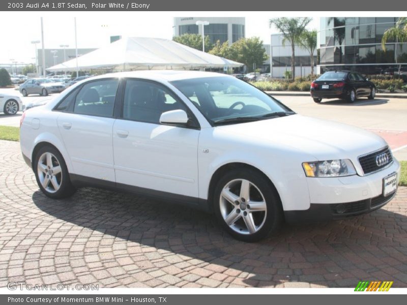 Polar White / Ebony 2003 Audi A4 1.8T Sedan