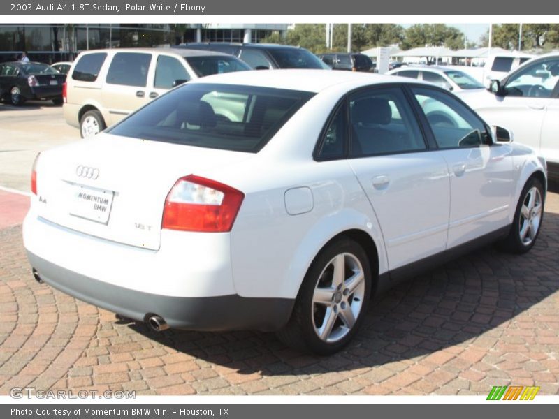 Polar White / Ebony 2003 Audi A4 1.8T Sedan