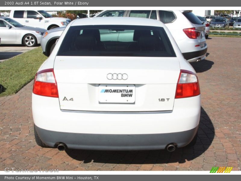 Polar White / Ebony 2003 Audi A4 1.8T Sedan