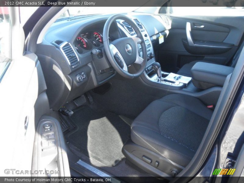 Deep Blue Metallic / Ebony 2012 GMC Acadia SLE