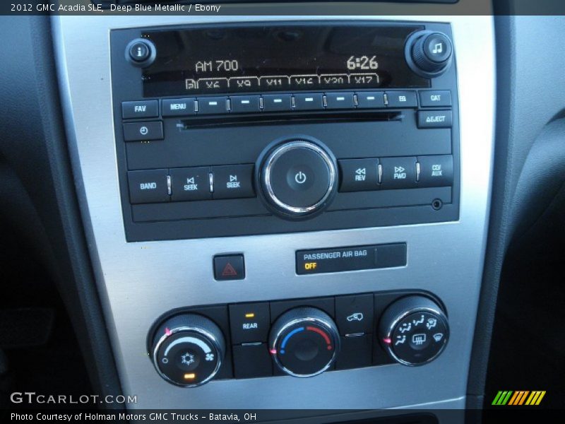 Audio System of 2012 Acadia SLE