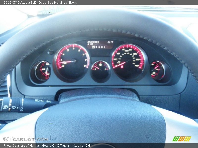 Deep Blue Metallic / Ebony 2012 GMC Acadia SLE