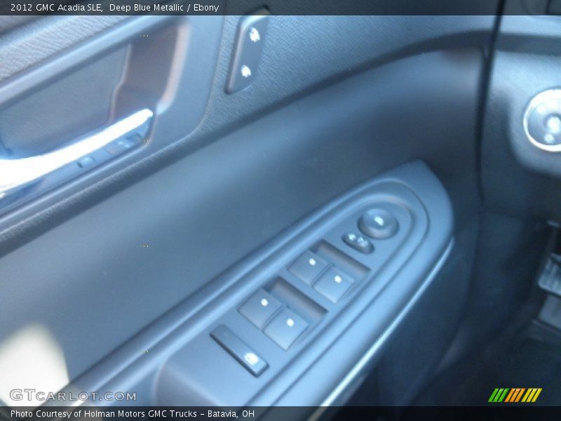 Deep Blue Metallic / Ebony 2012 GMC Acadia SLE