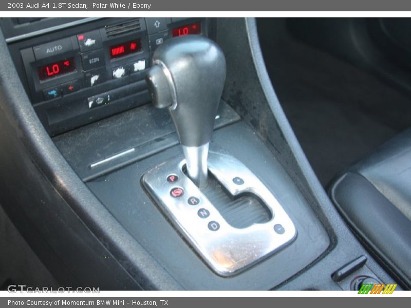 Polar White / Ebony 2003 Audi A4 1.8T Sedan