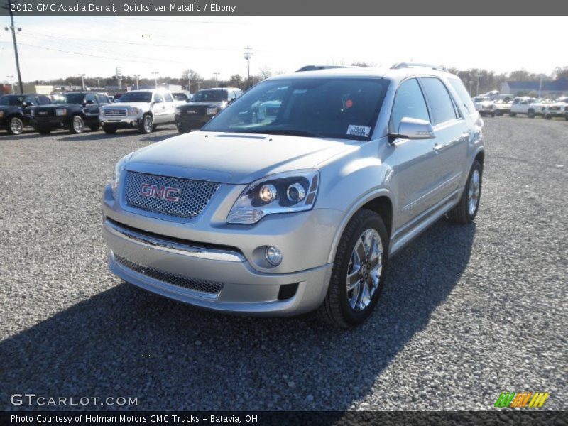 Quicksilver Metallic / Ebony 2012 GMC Acadia Denali