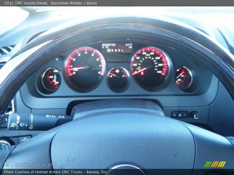 Quicksilver Metallic / Ebony 2012 GMC Acadia Denali