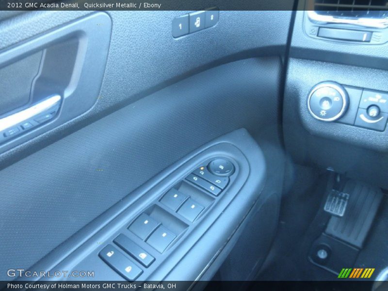 Quicksilver Metallic / Ebony 2012 GMC Acadia Denali
