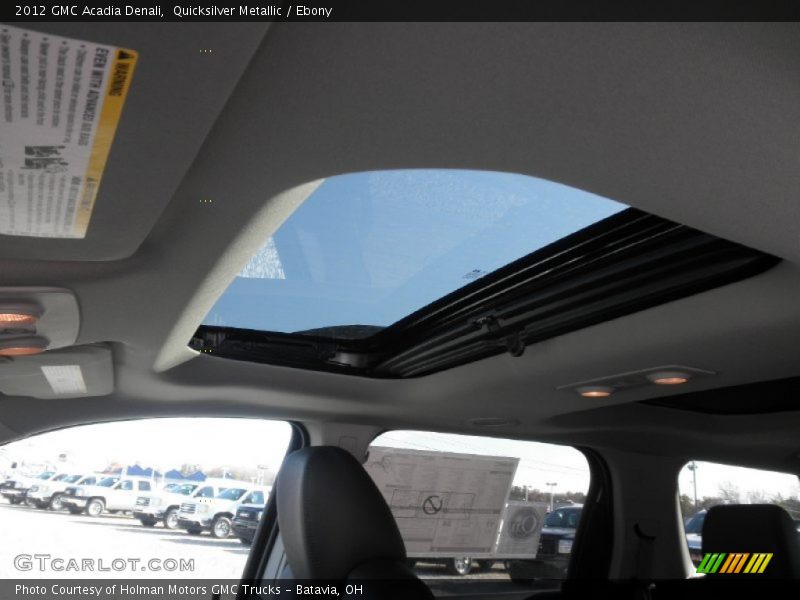 Quicksilver Metallic / Ebony 2012 GMC Acadia Denali