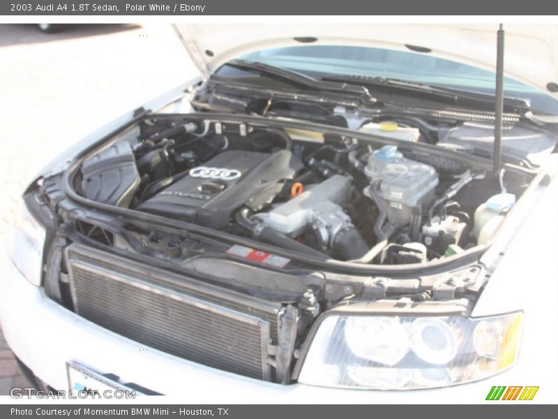 Polar White / Ebony 2003 Audi A4 1.8T Sedan