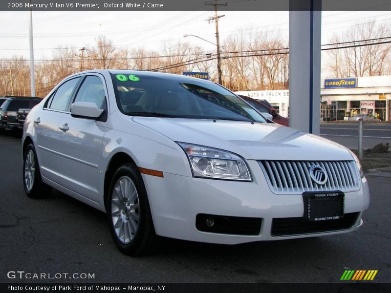 Oxford White / Camel 2006 Mercury Milan V6 Premier