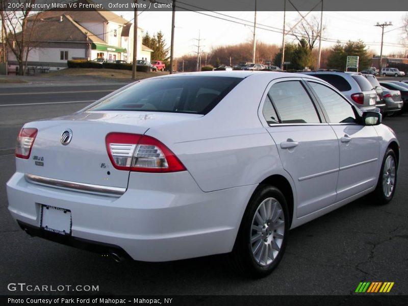 Oxford White / Camel 2006 Mercury Milan V6 Premier