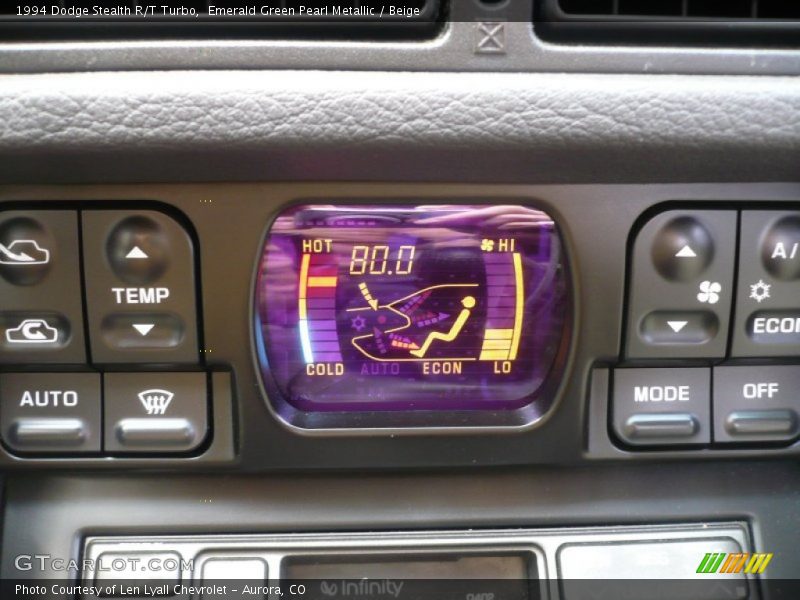 Controls of 1994 Stealth R/T Turbo