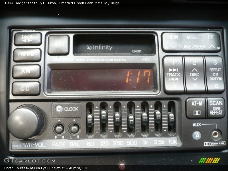 Audio System of 1994 Stealth R/T Turbo