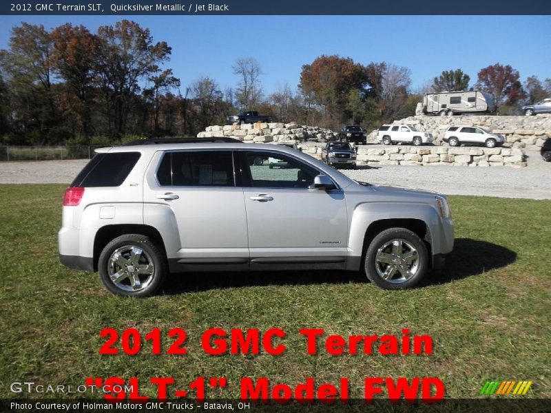 Quicksilver Metallic / Jet Black 2012 GMC Terrain SLT
