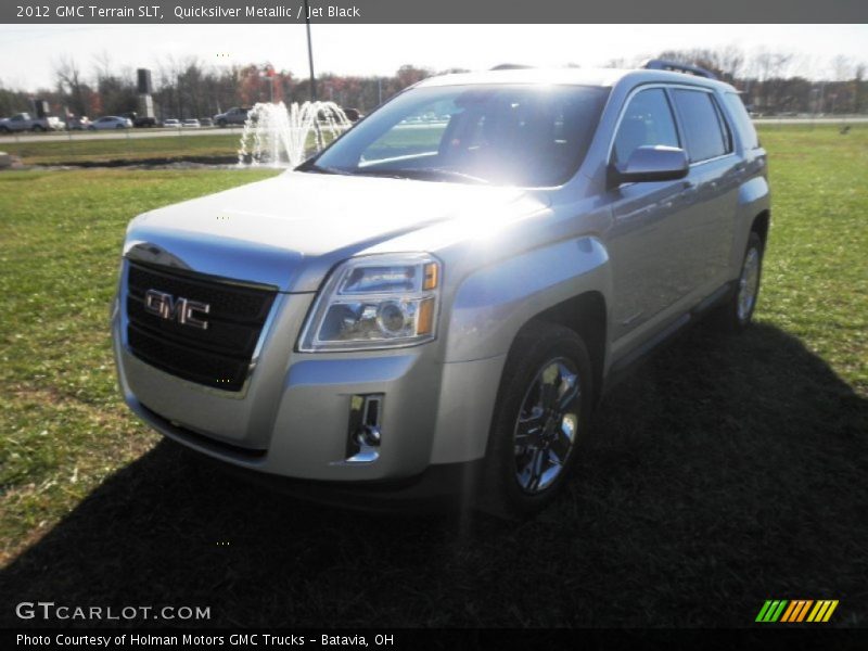 Quicksilver Metallic / Jet Black 2012 GMC Terrain SLT