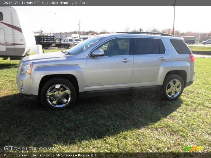 Quicksilver Metallic / Jet Black 2012 GMC Terrain SLT