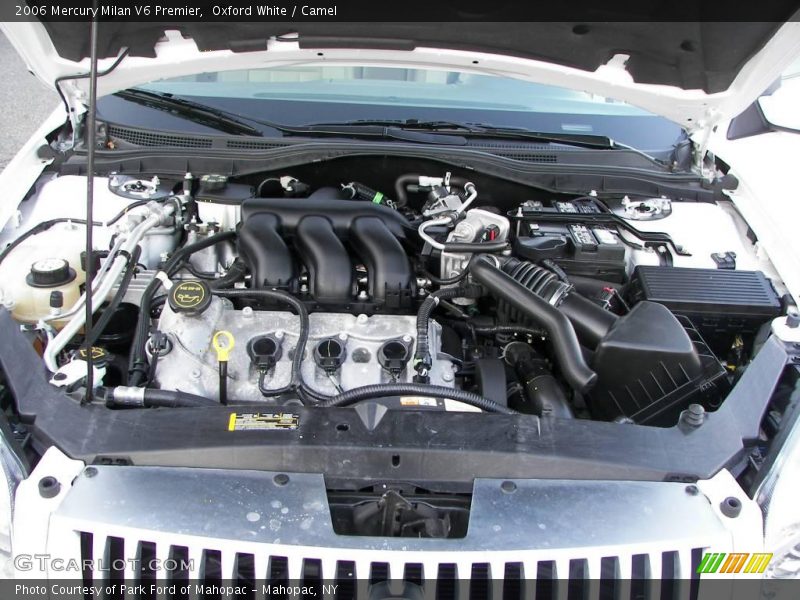 Oxford White / Camel 2006 Mercury Milan V6 Premier