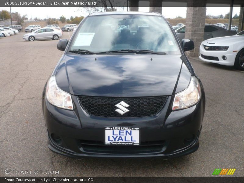 Black Pearl Metallic / Black 2008 Suzuki SX4 Sedan
